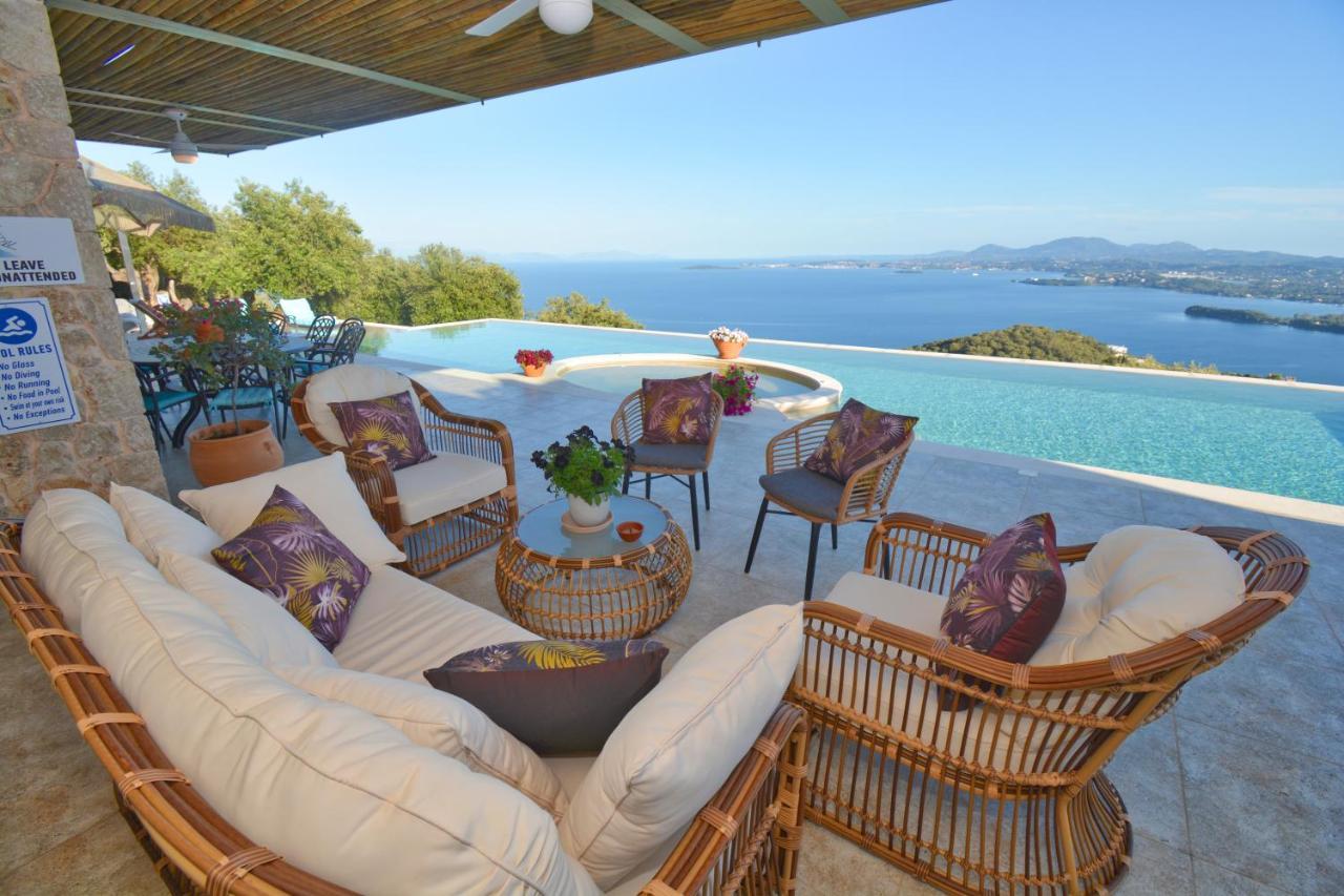 Summerwine Luxury Villa Sea View Private Pool Σπαρτύλας Εξωτερικό φωτογραφία