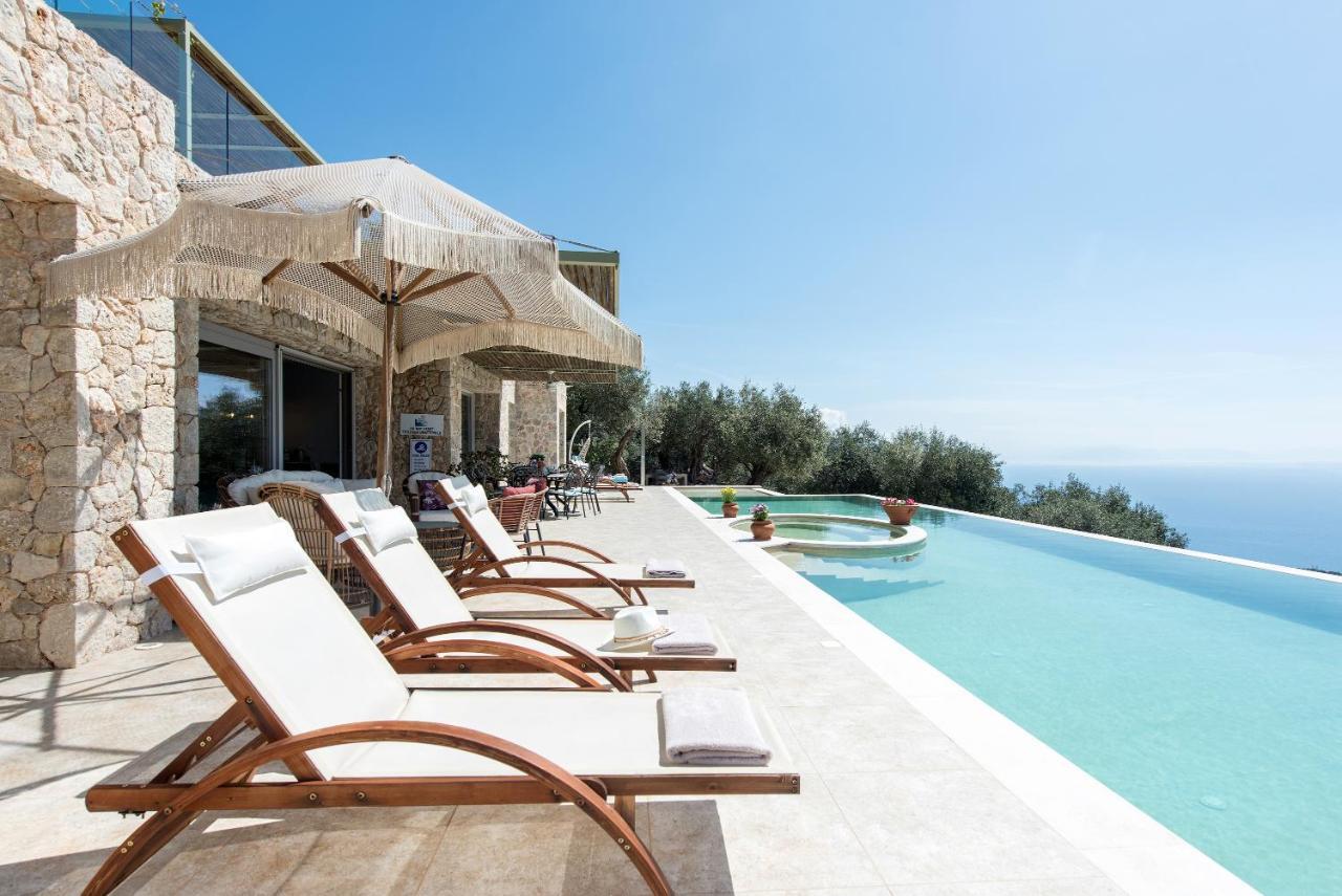 Summerwine Luxury Villa Sea View Private Pool Σπαρτύλας Εξωτερικό φωτογραφία